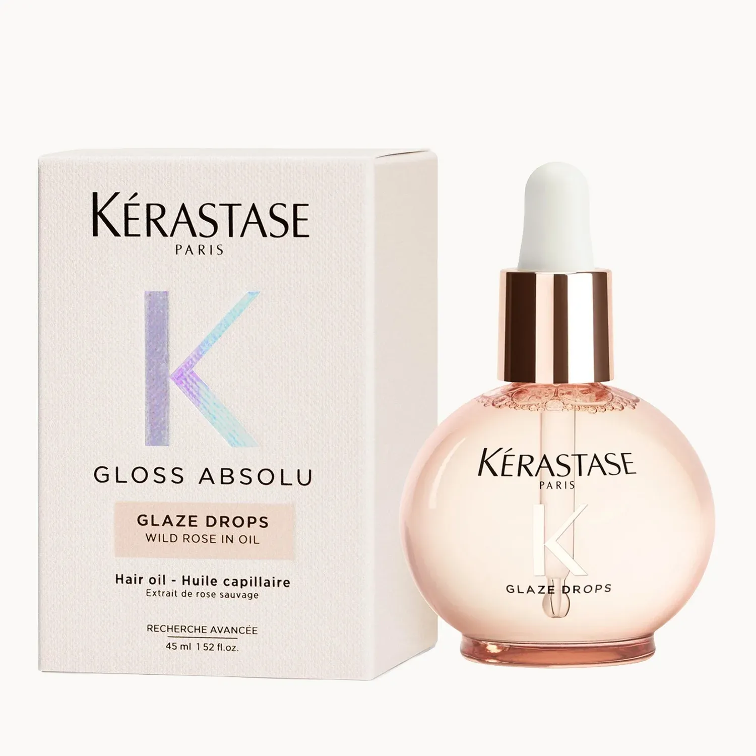 K&amp;eacute;rastase Gloss Absolu Glaze Drops Hair Oil With Wild Rose 45ml