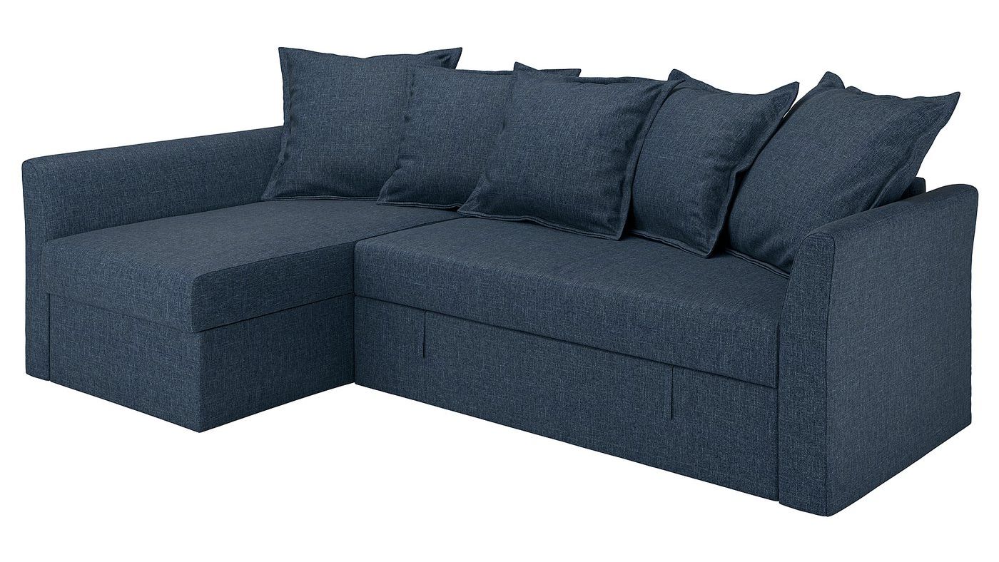 Holmsund Sleeper Sectional, 3-Seat - Kilanda Dark Blue