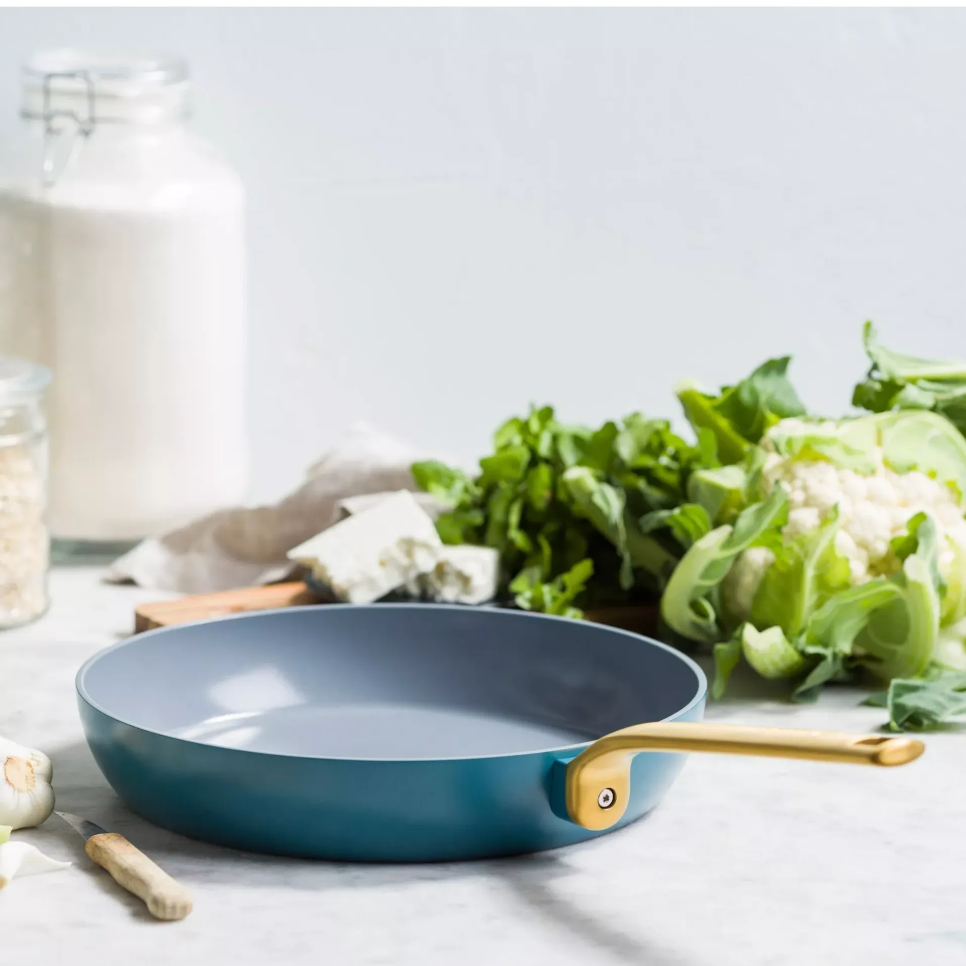 Greenpan Evolution Aluminium Ceramic Non-Stick Frying Pan, Blue Teal