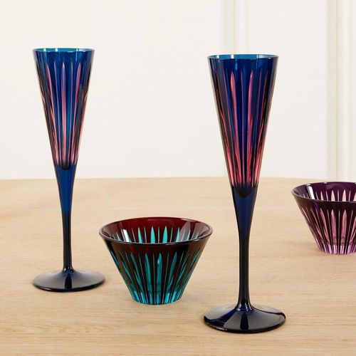 L'Objet Glass Champagne Flutes