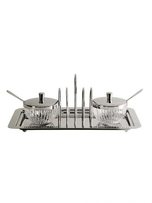 Metal Toast Rack and Containers