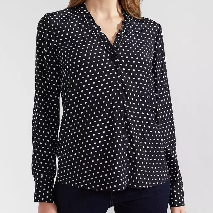 Hobbs London, polka dot blouse