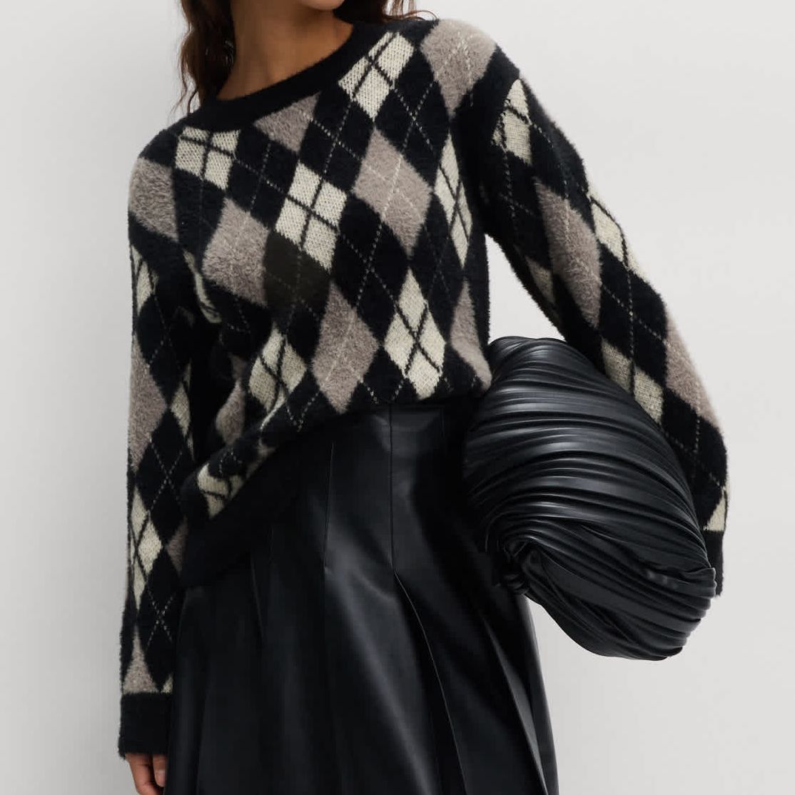Argyle Crew Neck Jumper