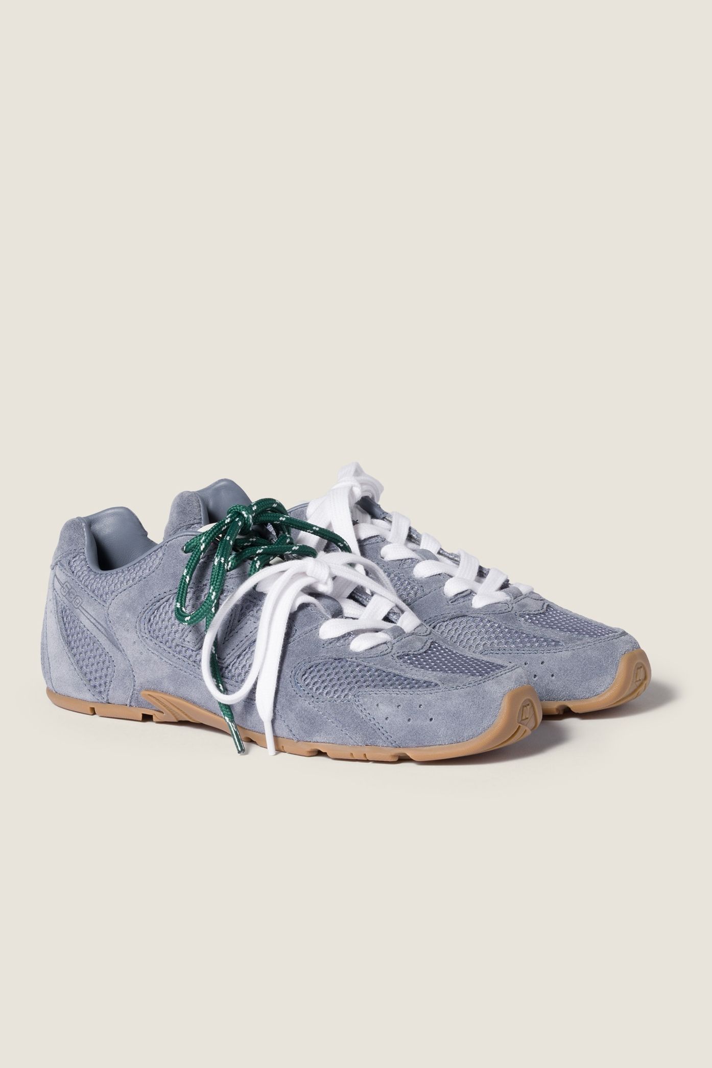 New Balance X Miu Miu 530 Sl Suede and Mesh Sneakers