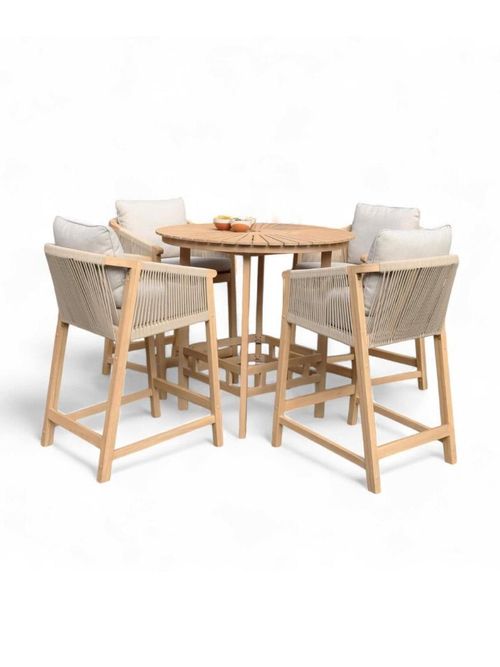 Royal Craft Roma 4 Seater Deluxe Garden Bar Set
