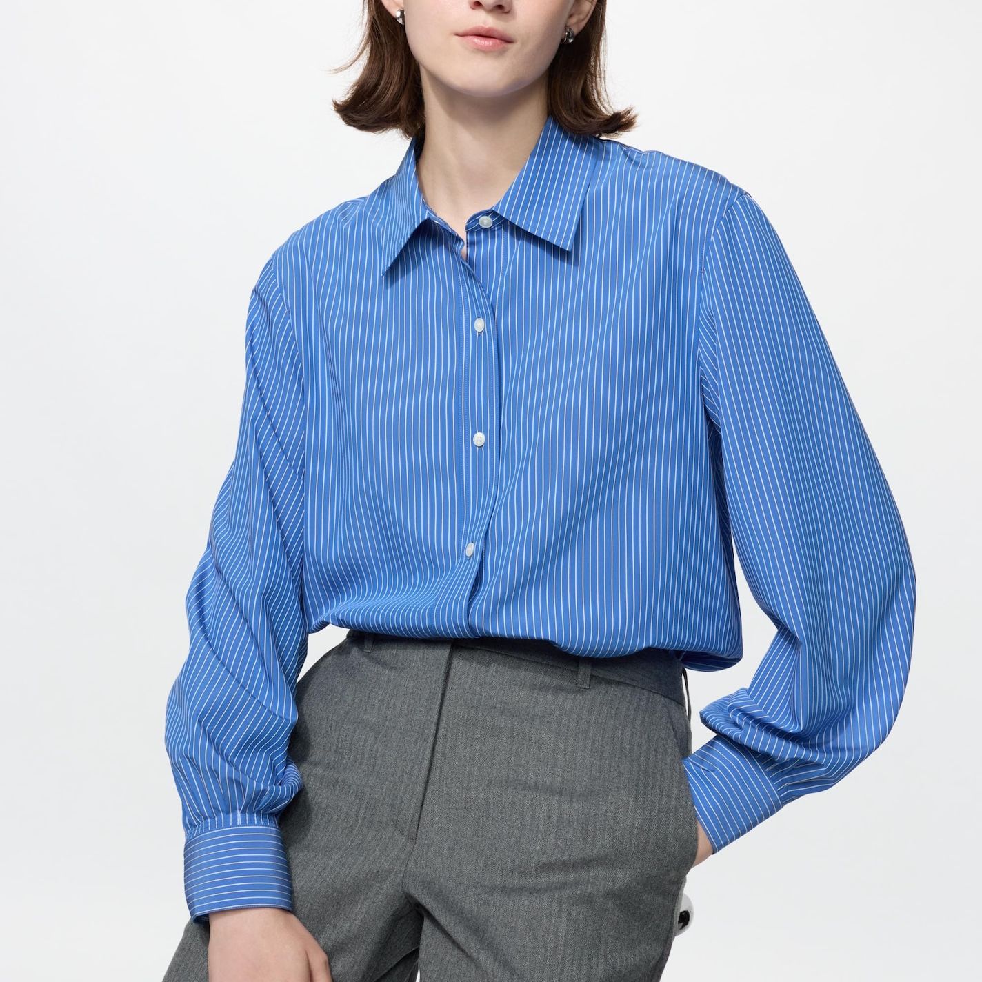 Rayon Blend Shirt (striped)