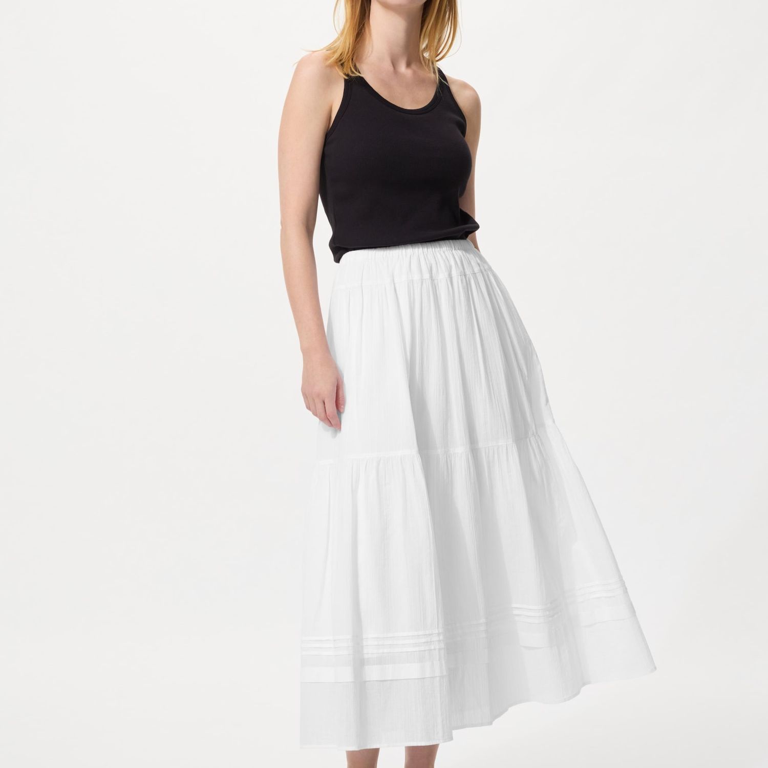 Tiered Maxi Skirt