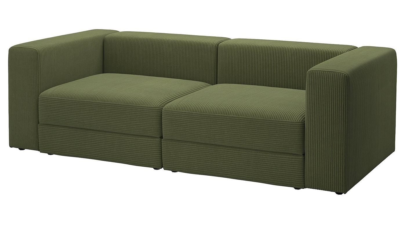 J&amp;Auml;ttebo 3-Seat Modular Sofa - Samsala Dark Yellow-Green