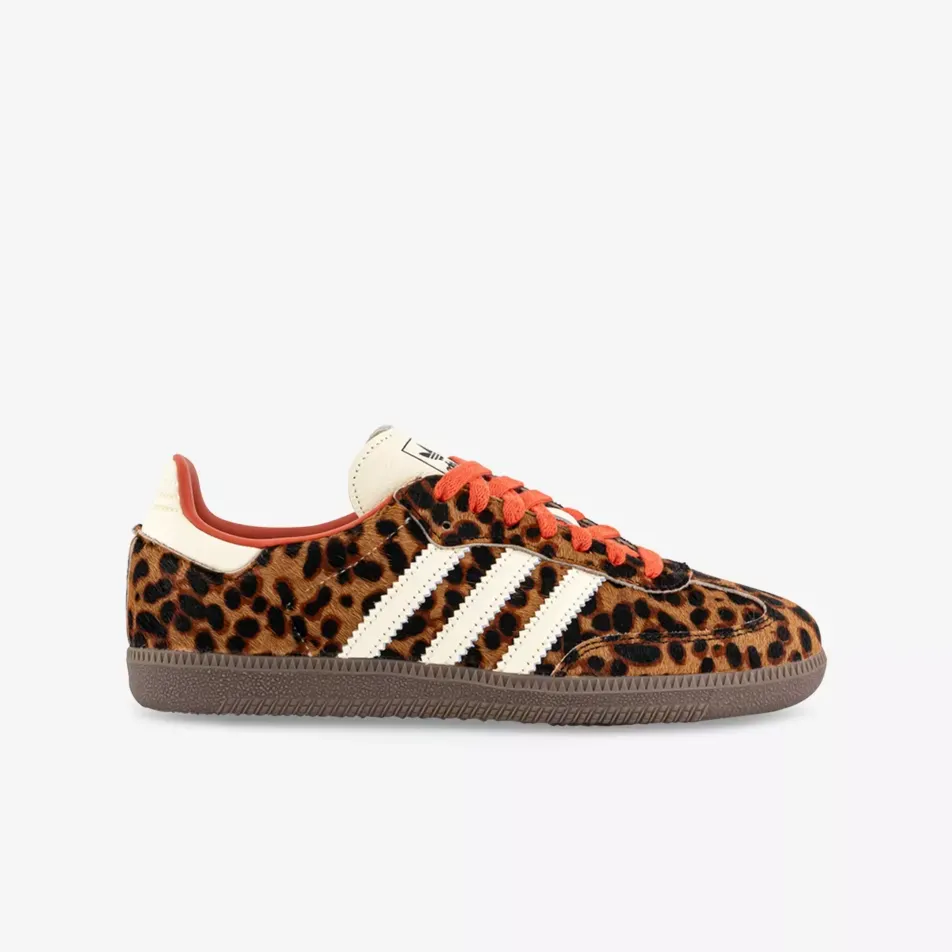 Samba Og Leopard-Print Leather Low-Top Trainers - Eur 36 / 3 Uk Women