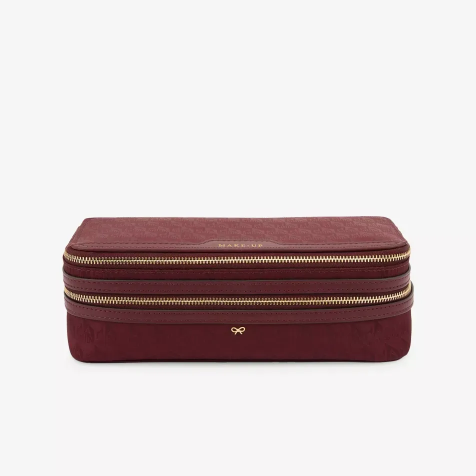 Make Up Logo-Branded Shell Makeup Bag