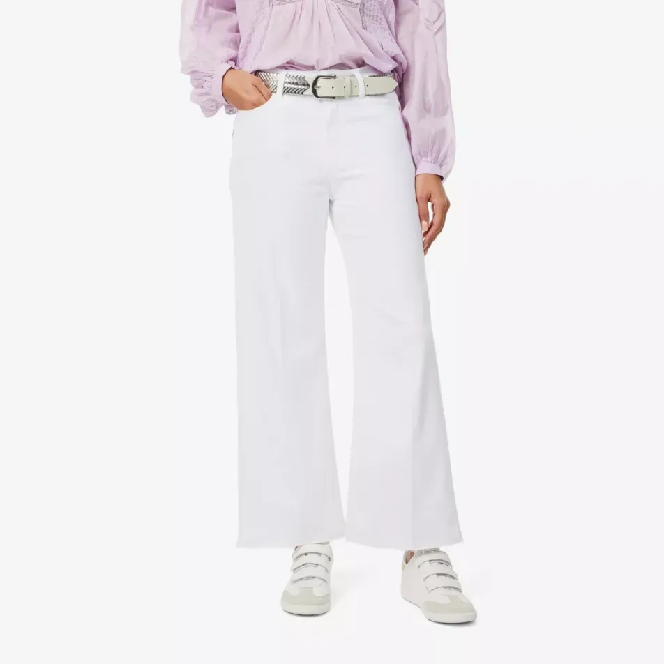 Anessa Ankle Wide-Leg Denim Jeans - 23