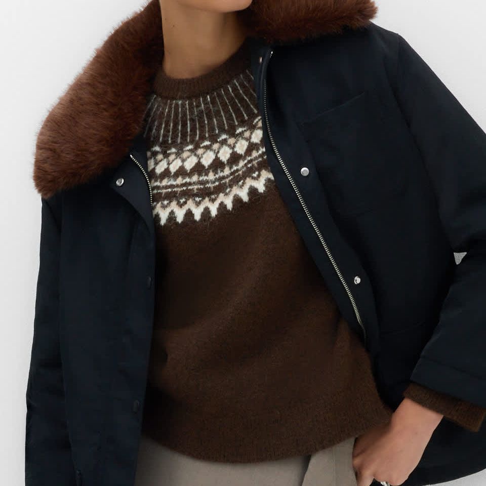 Fairisle Crew Neck Jumper