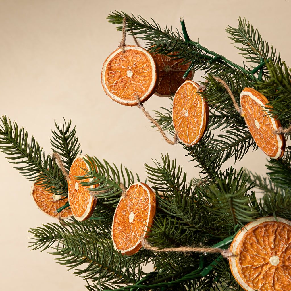 6&#039; Faux Dried Oranges Garland