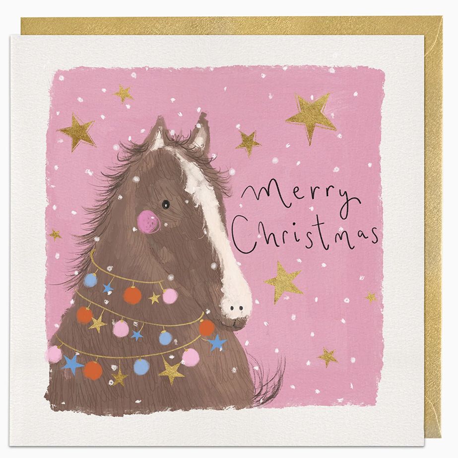 Henri The Horse Christmas Card