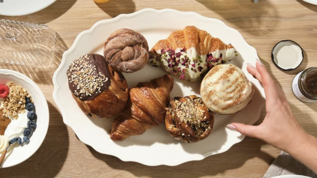an image of the pastries on offer at Butter and Crust
