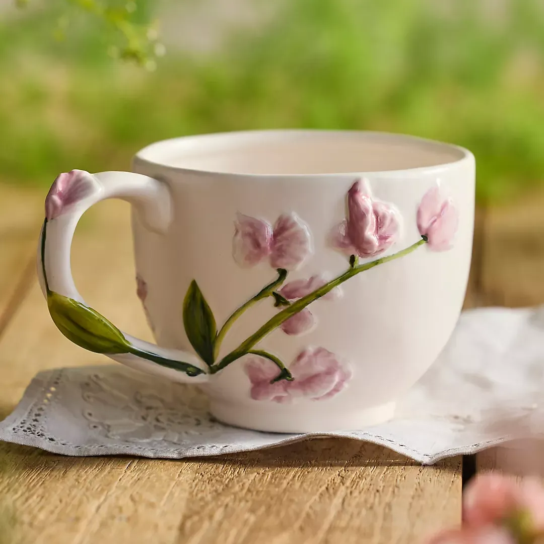 april terrain flower month mug