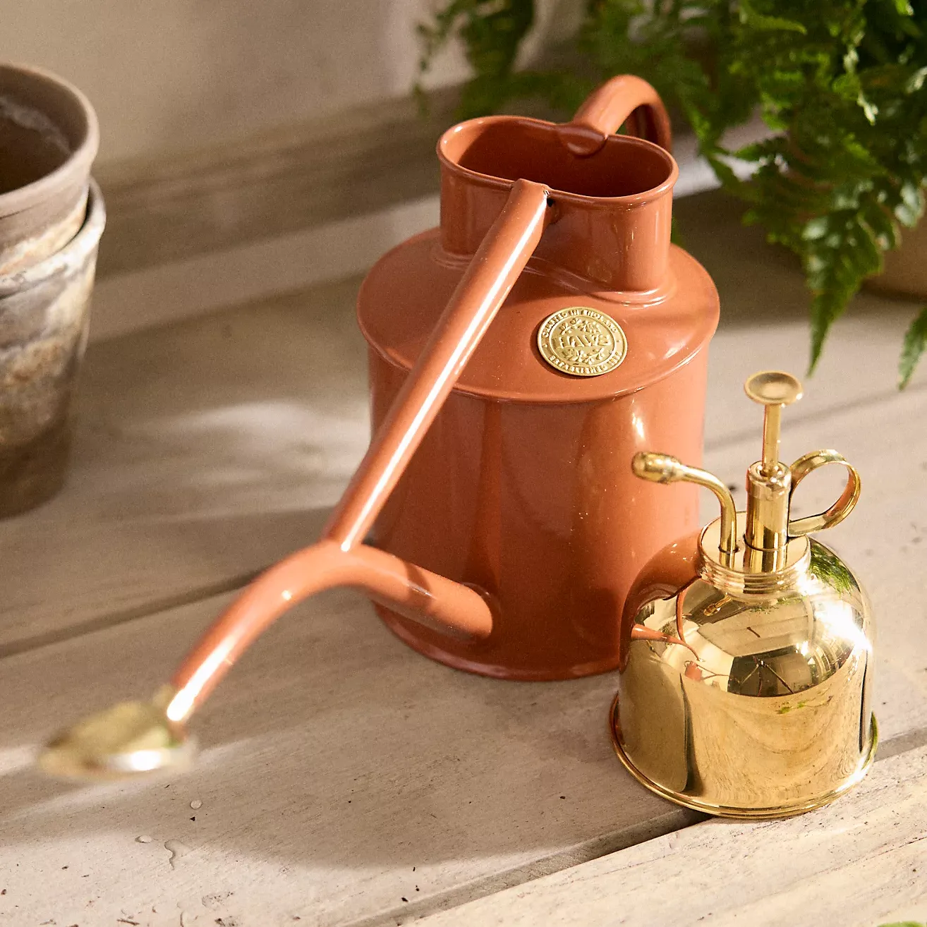 Haws Rowley Ripple Watering Can + Mister Gift Set