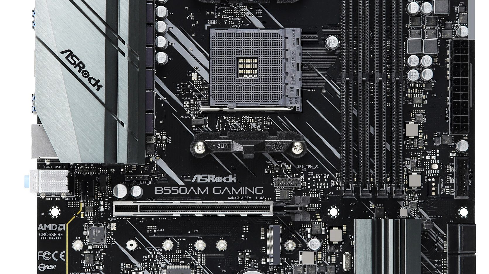 ASRock's B550AM-Gaming Motherboard Features PCI-Express 4.0
