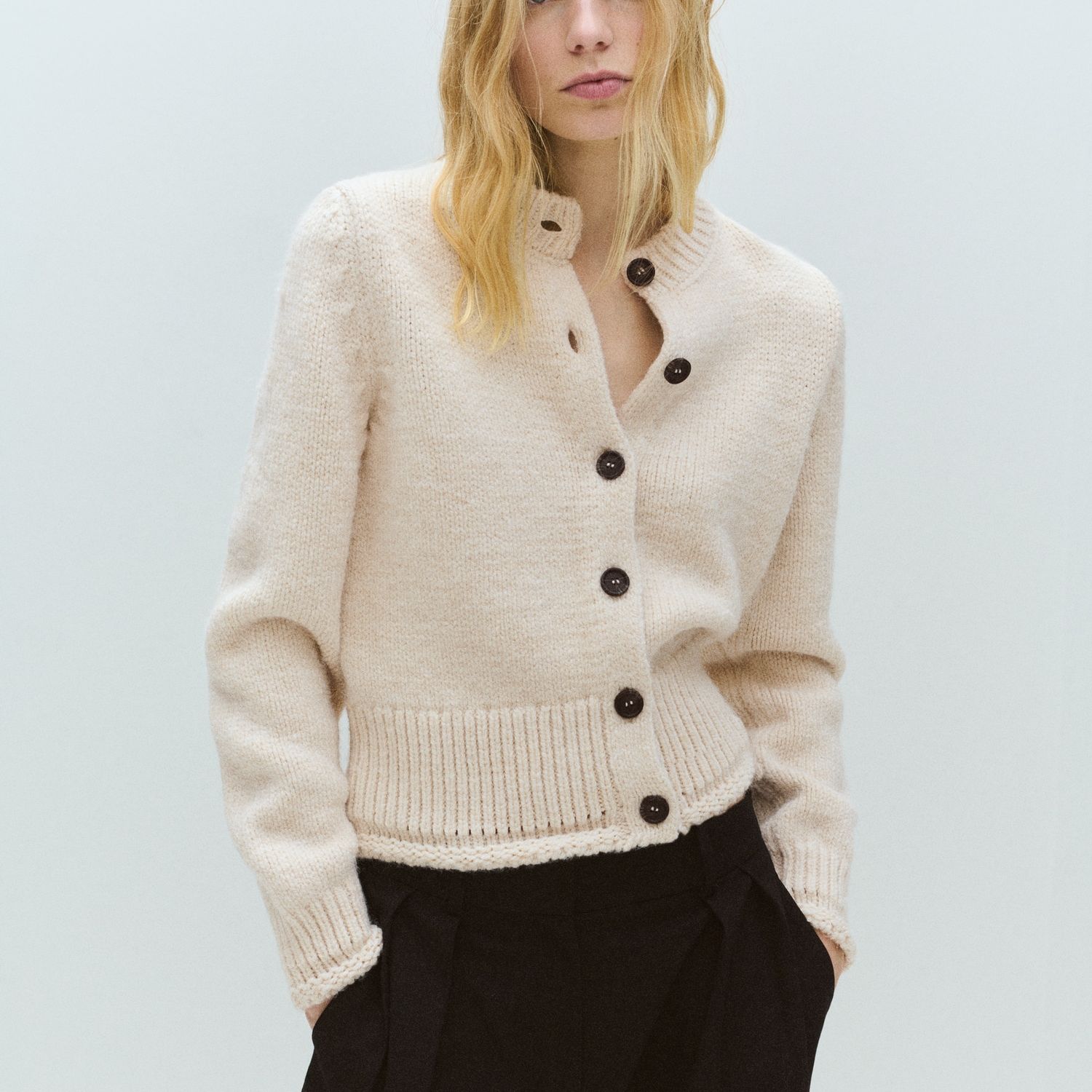 Knitted Button Cardigan - Women | Mango United Kingdom