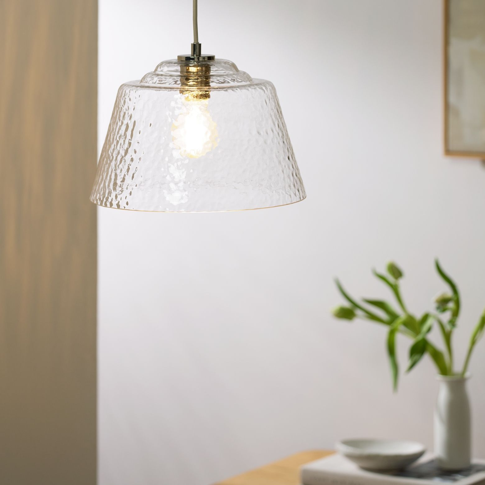 The White Company, Lansdown Glass Single Pendant