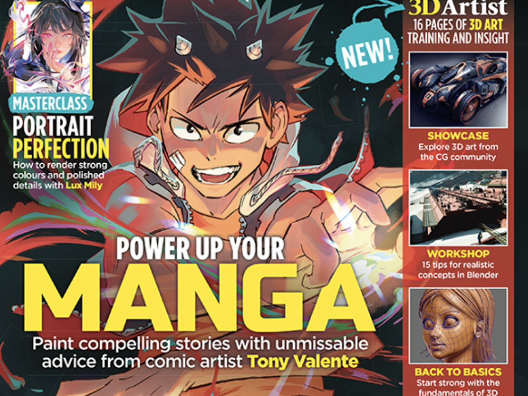 Power up your manga with issue 259 of ImagineFX | Creative Bloq