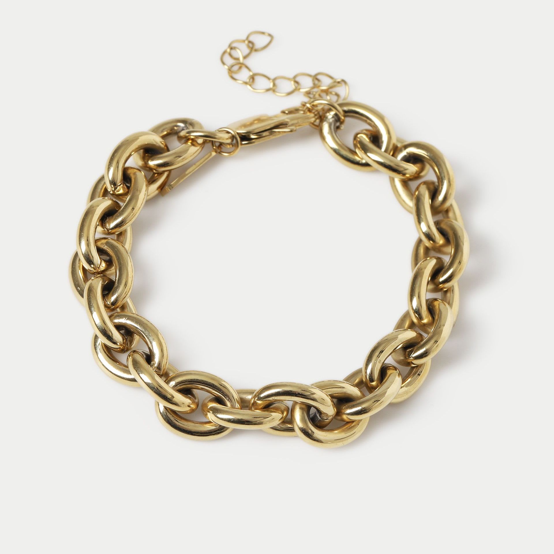 Stainless Steel Chunky Chain Bracelet