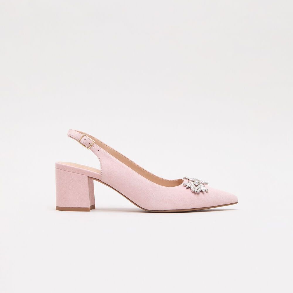Sparkle Block Heel