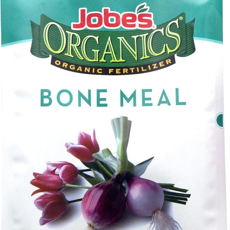 Jobe's Organics Granular Bone Meal Fertilizer, Strong Root Development for Bulbs, Tomatoes, Roses, and Other Flowering Plants, 4 Lbs Bag