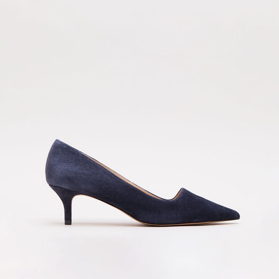 Suede Court Shoes