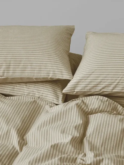 Ticking Stripe Cotton Duvet Cover