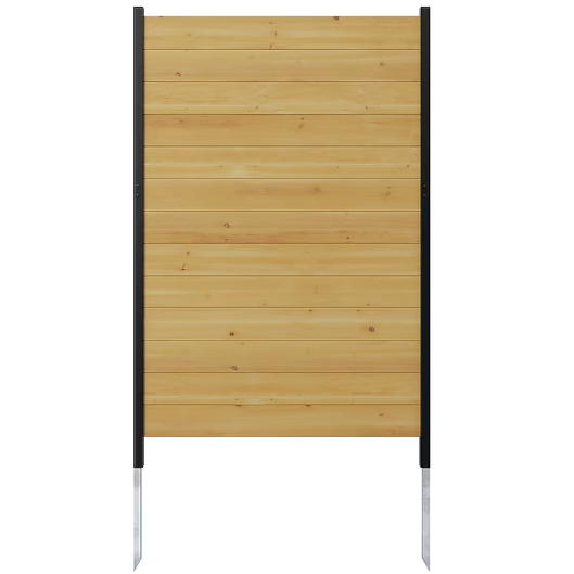 Enclo Privacy Screens No Dig Cedar 39-in W x 60.5-in H Fairmont Solid Cedar Outdoor Privacy Screen