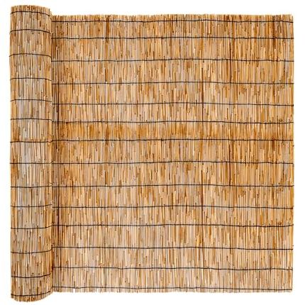 Natural Reed Fencing,privacy Fence Bamboo-Like Reed Screen Curtain Natural Fencing for Garden,balcony,outdoor,backyard Patio Decors Fence Rolls-Brown,3ft X 13.1ft