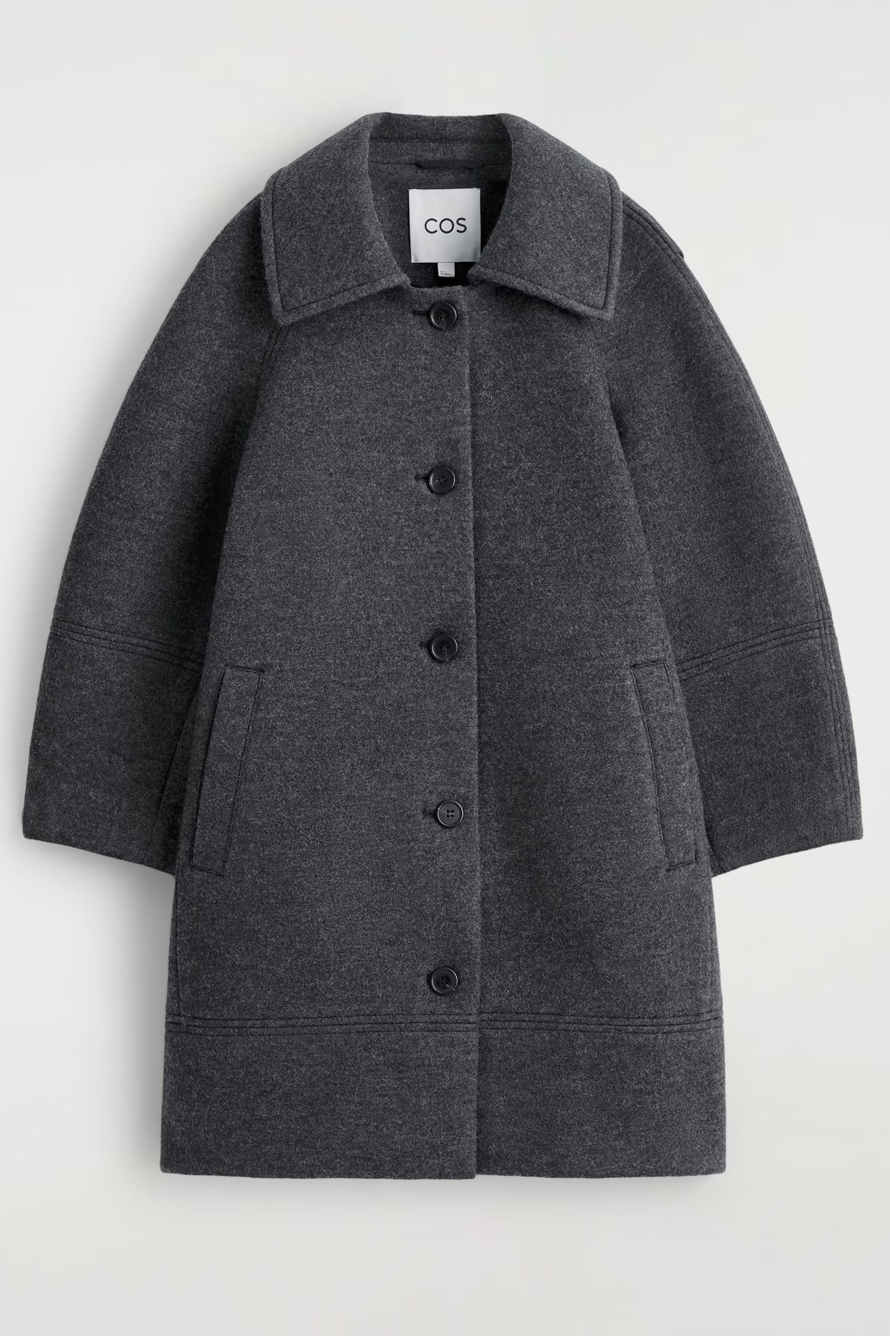 Cos Sculpted Wool Coat