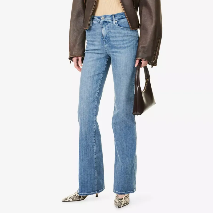 Good Legs Flared Denim Jeans - 4