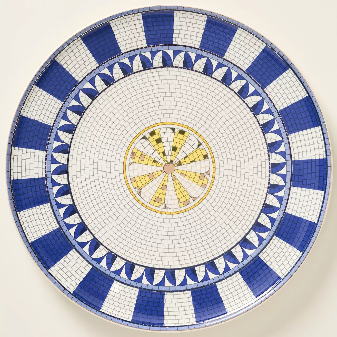 The Bistro Tile Stoneware Dinner Plate: Italia Edition