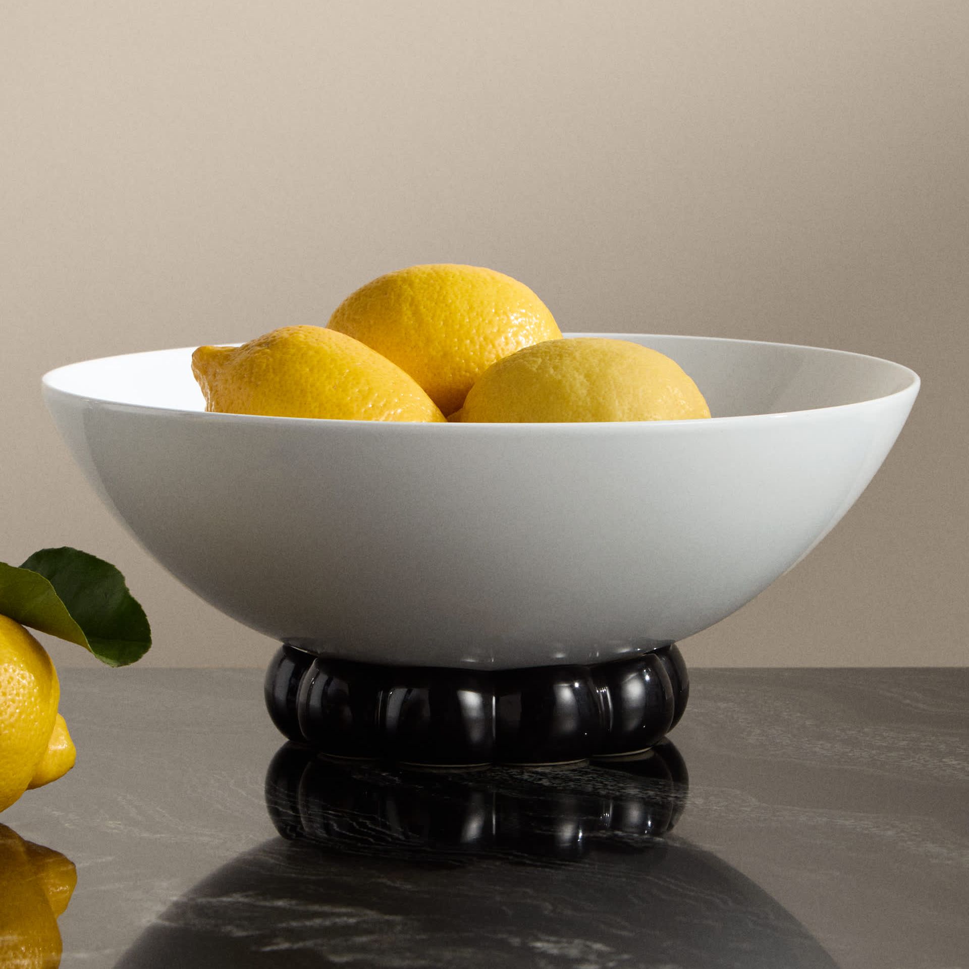 Footed Fruit Bowl