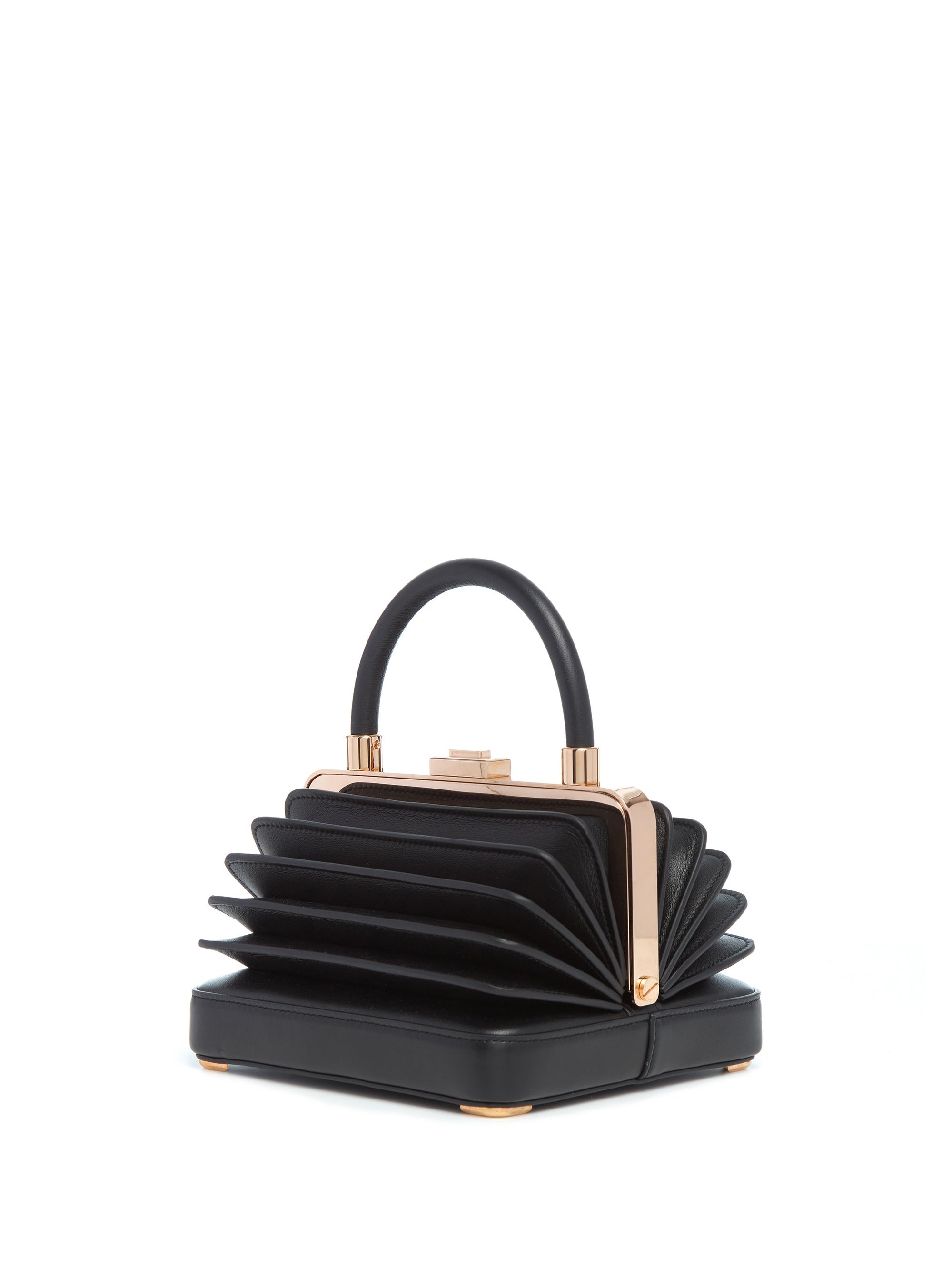 Small Diana Bag in Black Nappa Leather