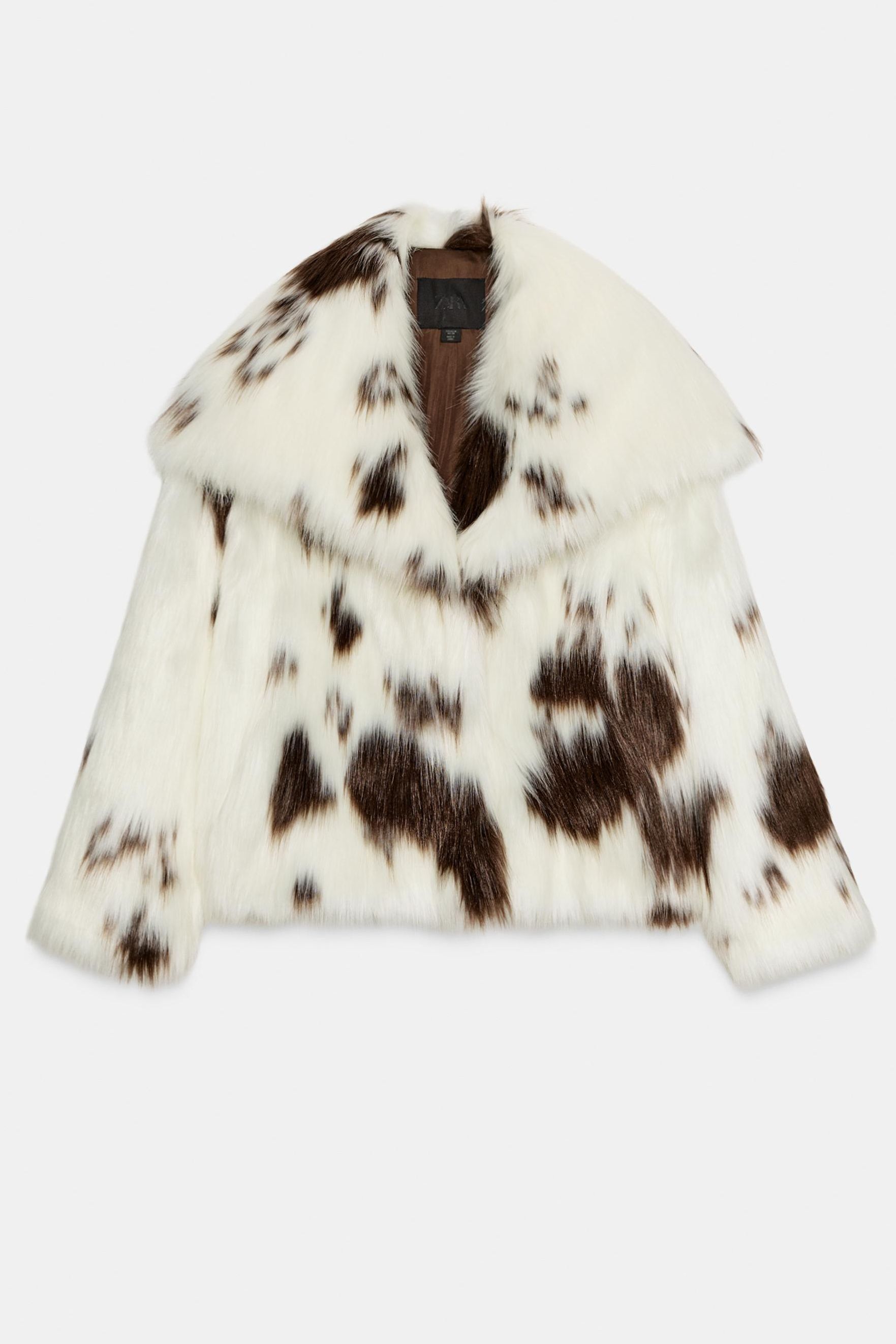 Zara ZW Collection Faux Fur Jacket