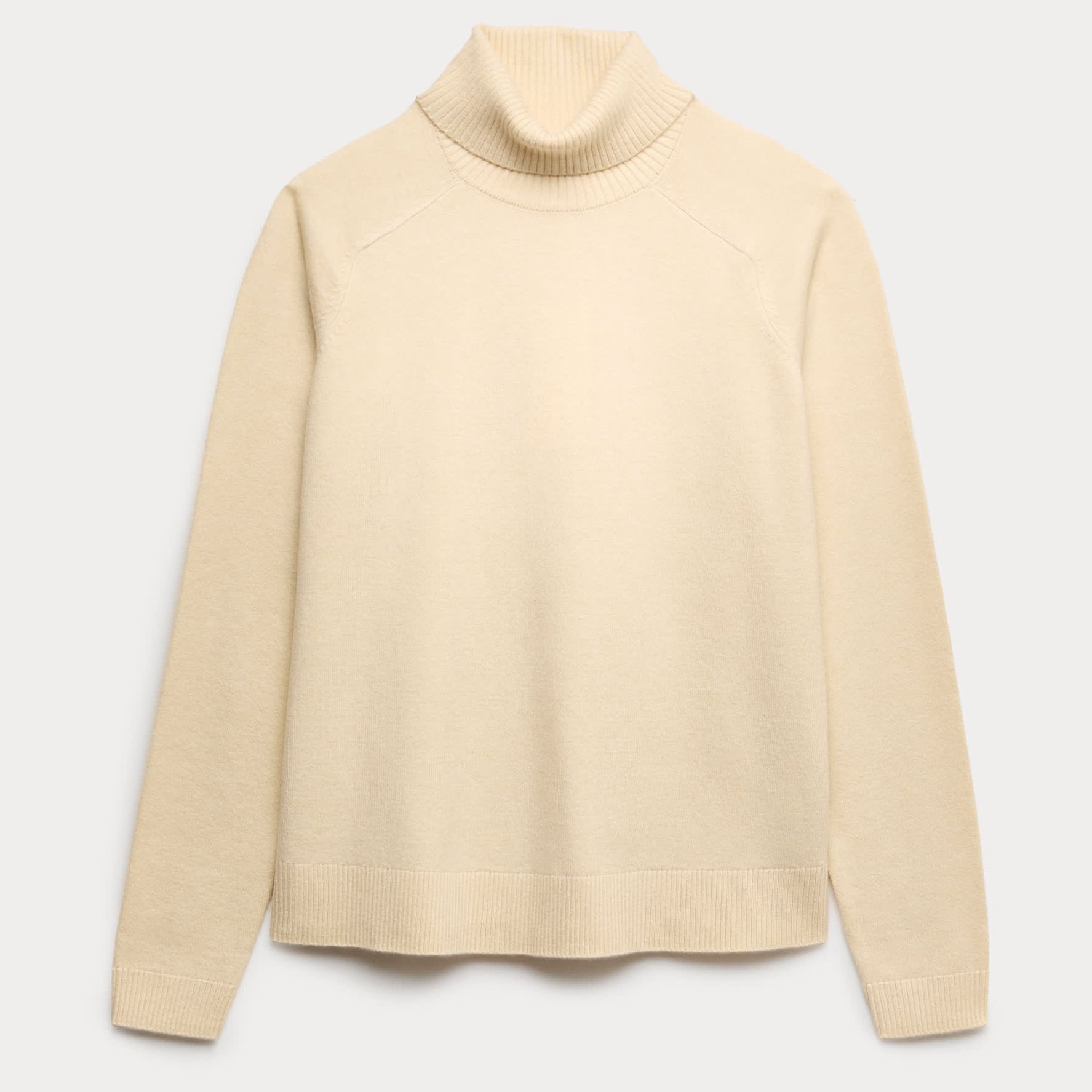 Air-Yarn Roll Neck Jumper