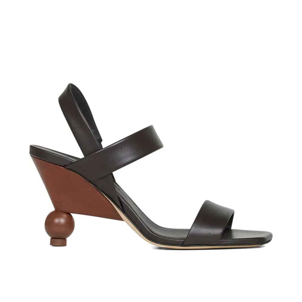 Weekend Max Mara Square-Toe Heeled Sandals | 36