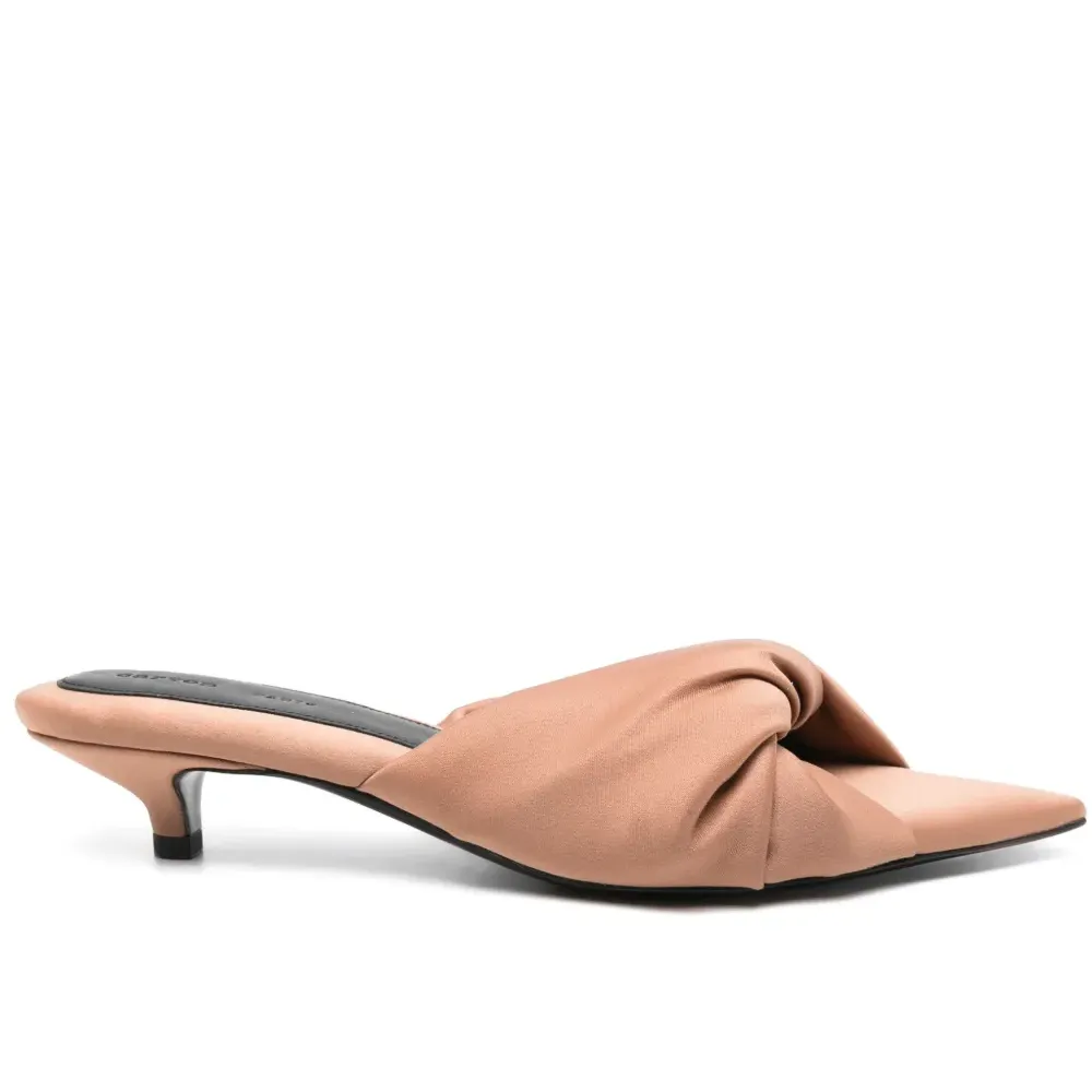 Carven Pointed-Toe Twisted Heeled Sandals | 36