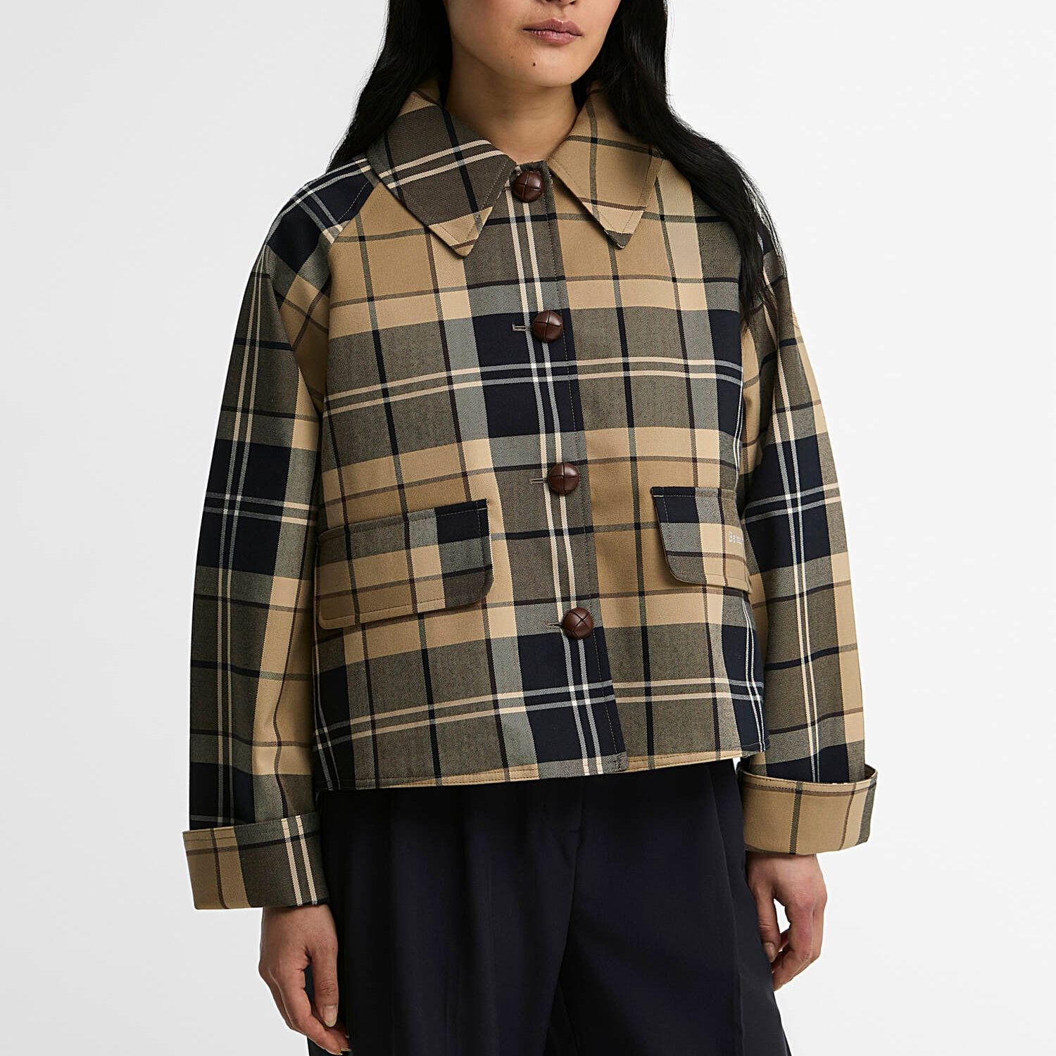 Delilah Tartan Showerproof Jacket