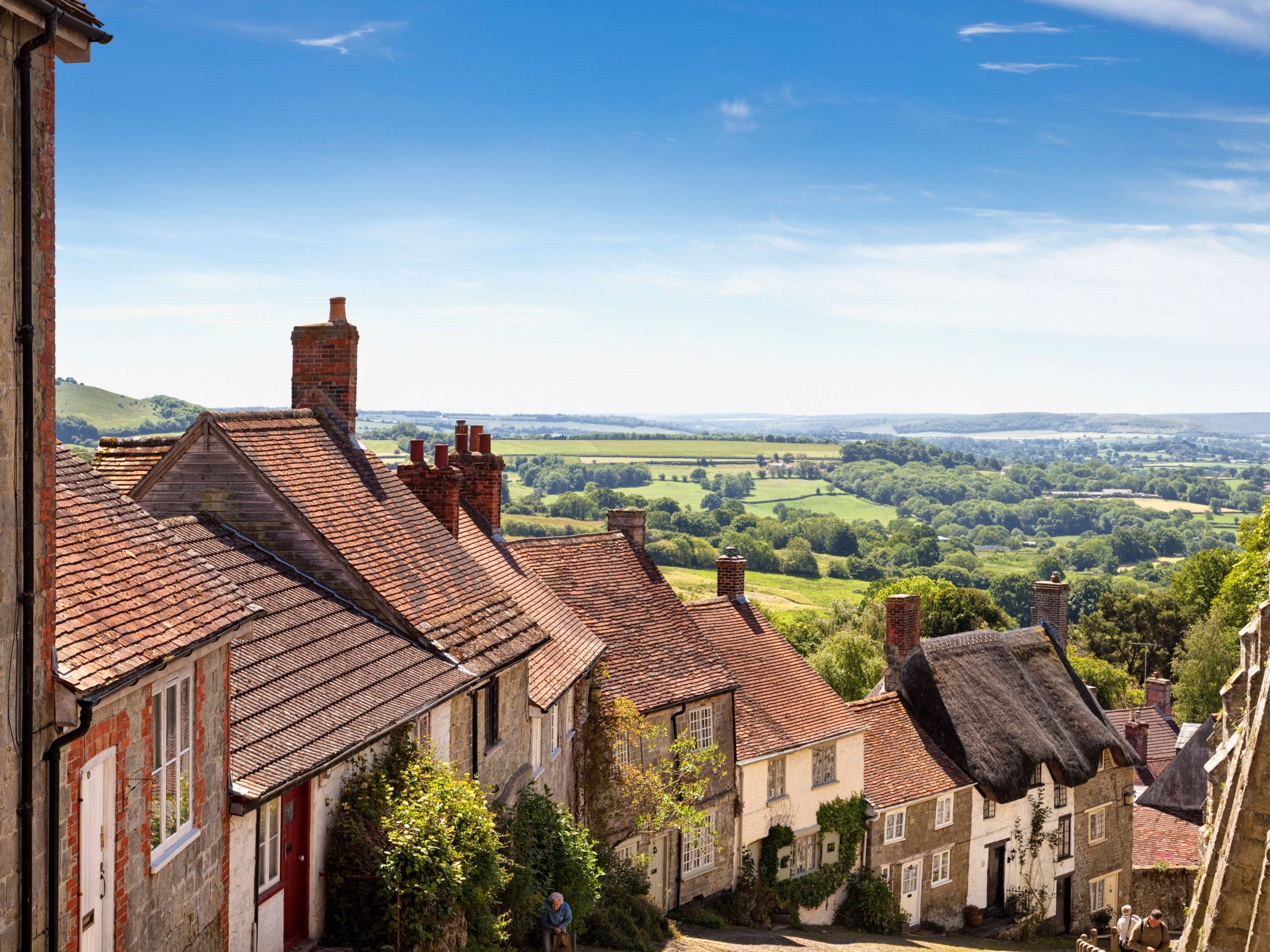 A house on Britain's most famously picturesque street, for sale at