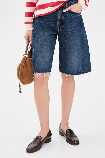 Mother the Half-Pipe Bermuda Fray Shorts