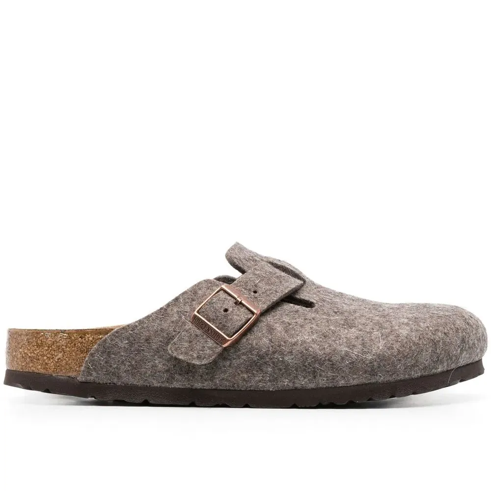 Birkenstock Boston Buckle-Embellished Slippers | 39 Narrow