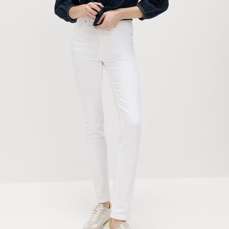 M&amp;amp;S, white skinny jeans