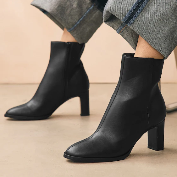Next, Black Heeled Ankle Boots