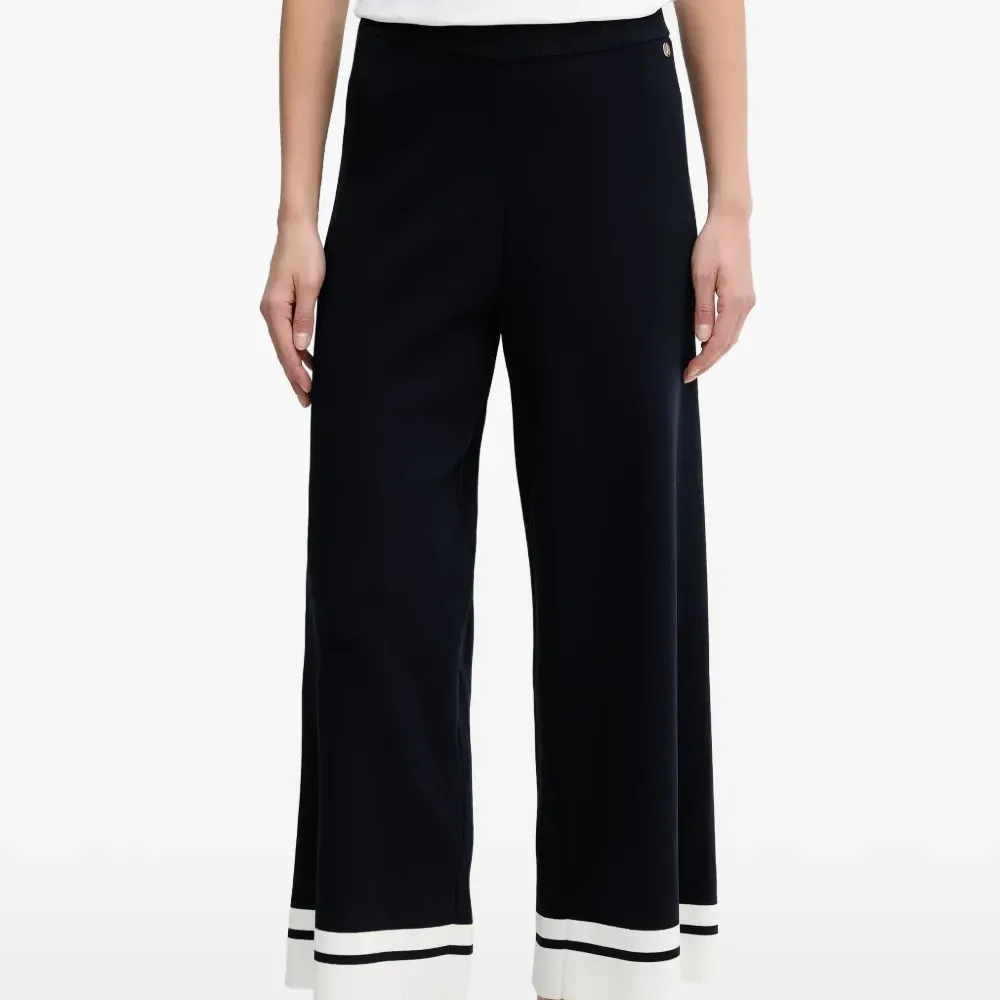 Joseph Ribkoff Striped Cropped Trousers | S