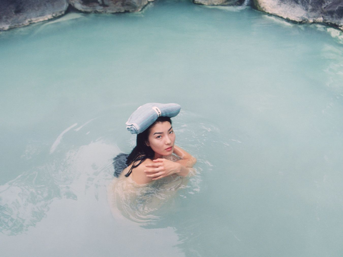 Tekla and Auralee unite on a collection for 'winter bathing