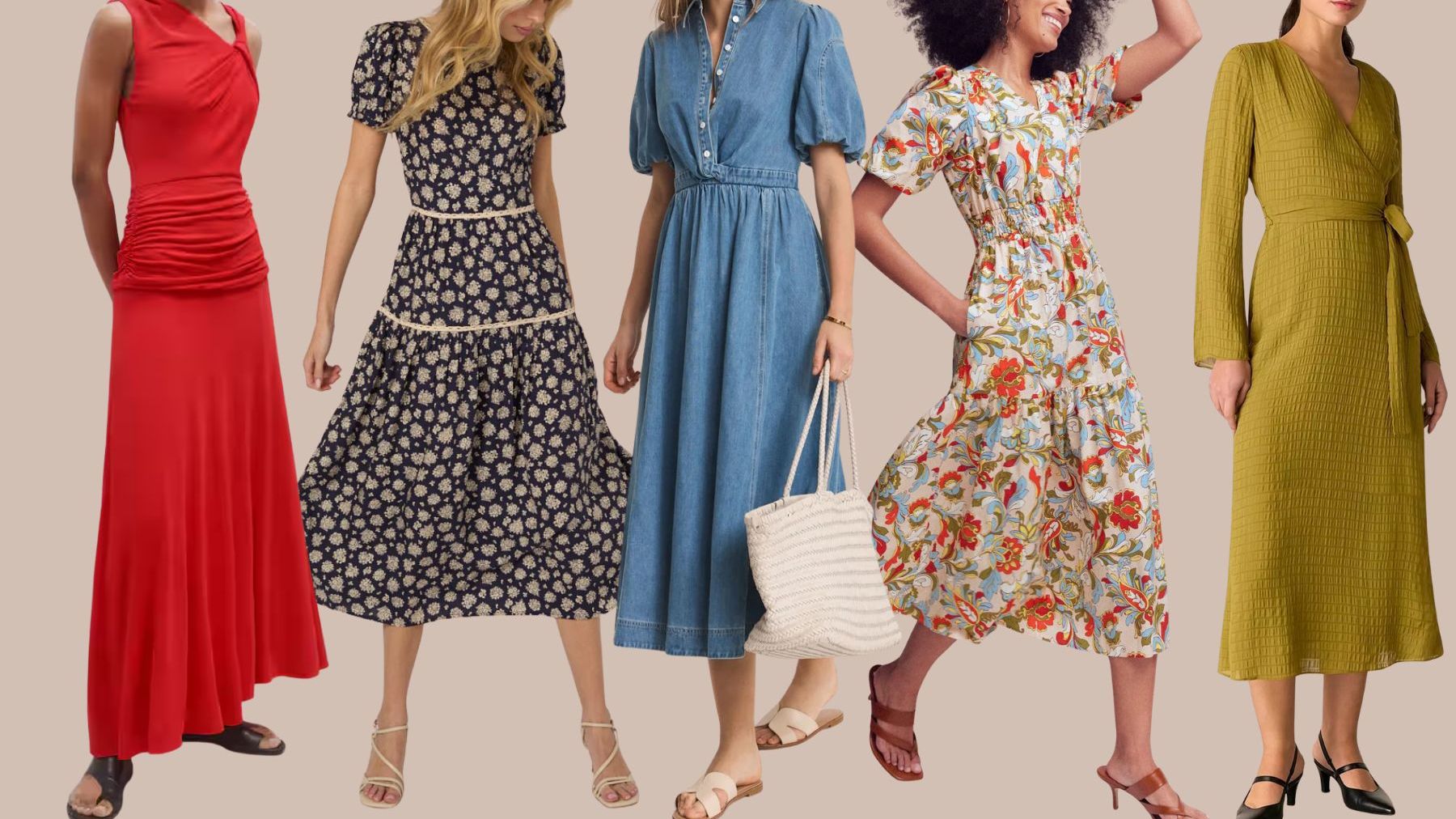 We've found the most stylish dresses to hide a tummy for spring